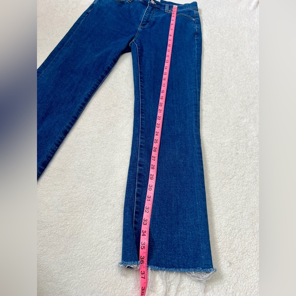 Pistola High Rise Raw Hem Straight Leg Jean - Size 27 - Picture 4 of 12